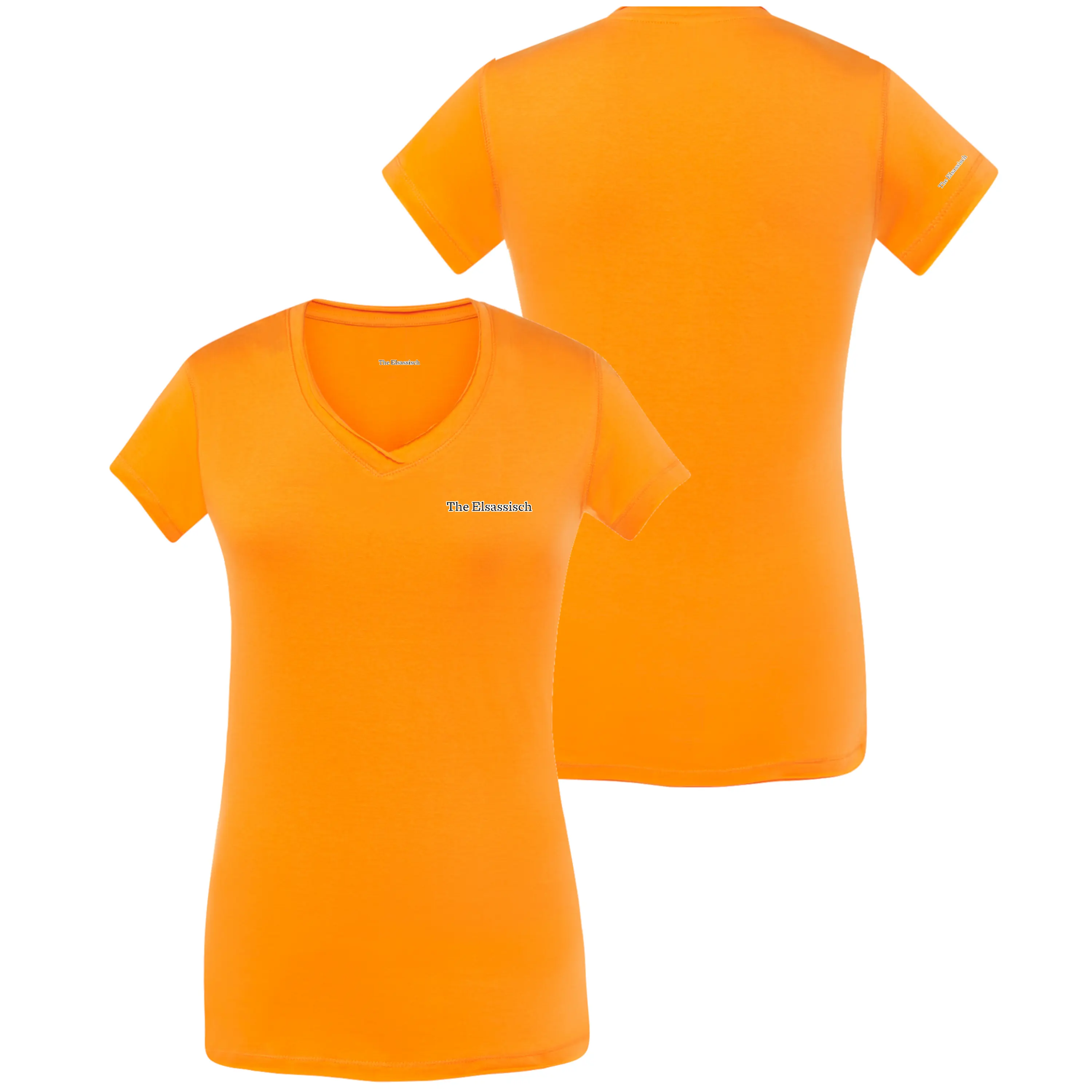 T-shirt Signature Col V Femme | The Elsassisch