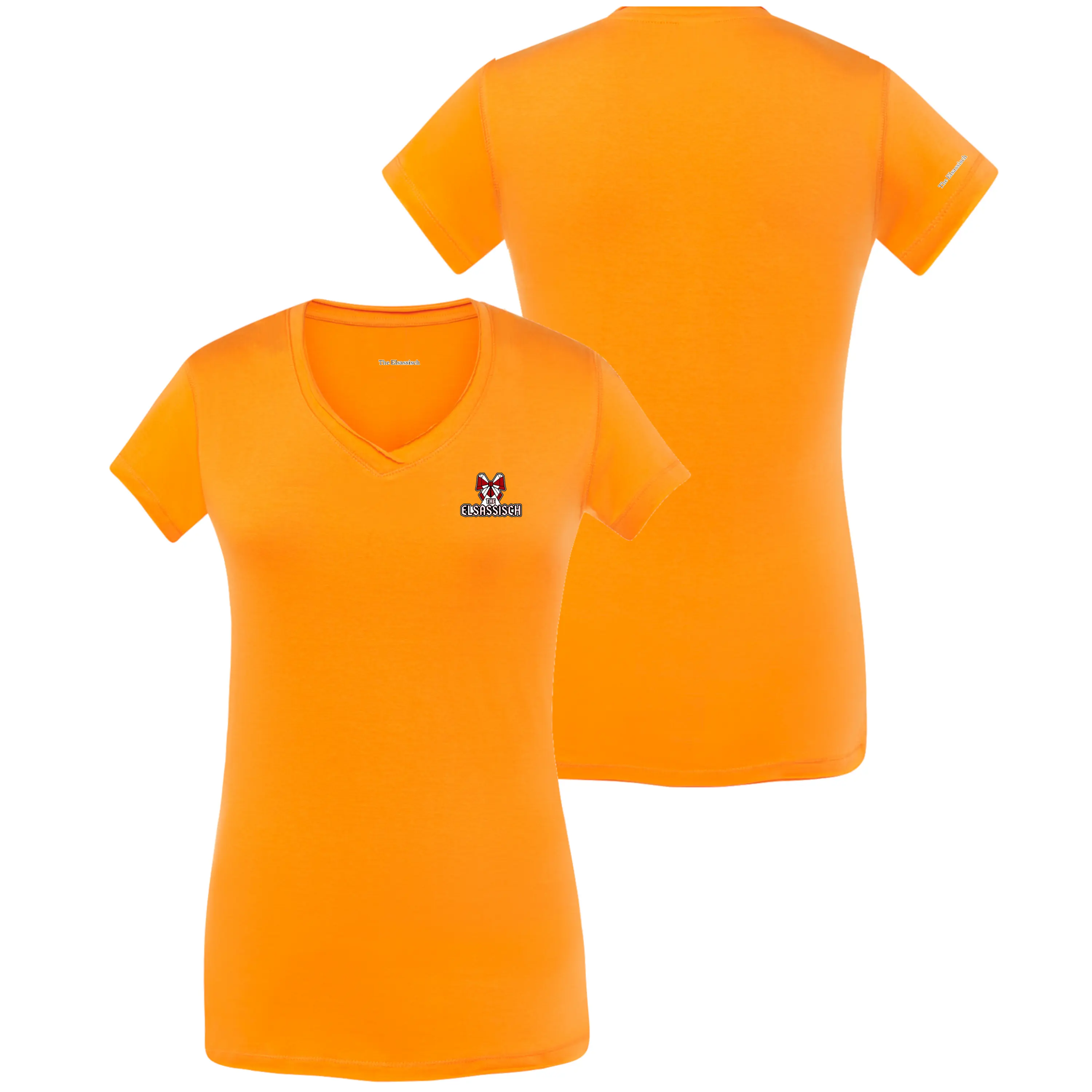 T-shirt Alsacien Logo Col V Femme | The Elsassisch