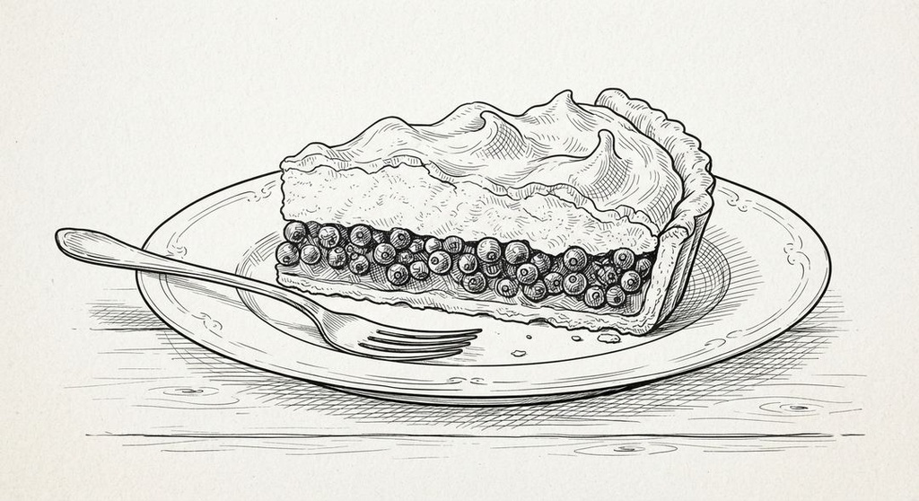 Tarte aux groseilles meringuée
