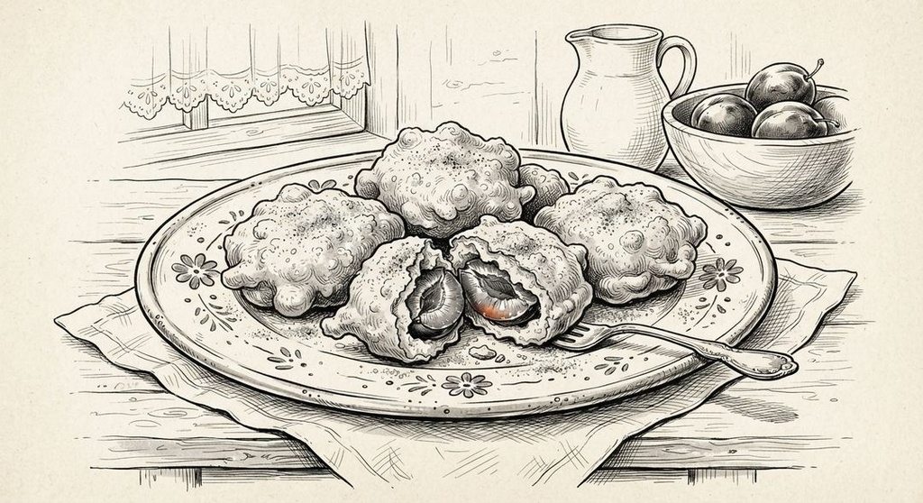 Beignets aux quetsches d'Alsace