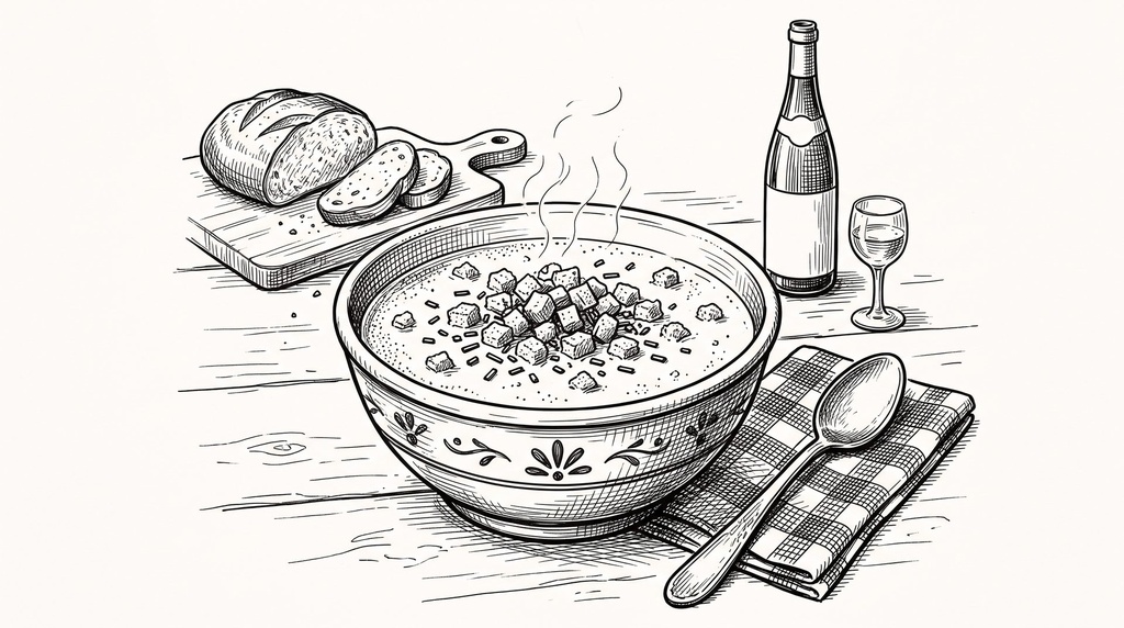 Soupe au vin blanc d'Alsace